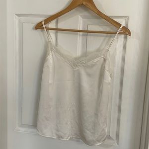 Abercrombie Satin Lace Tank
